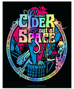 Cider Out of Space Foil Print