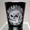 Beautiful etched black shot glass for this very exclusive club