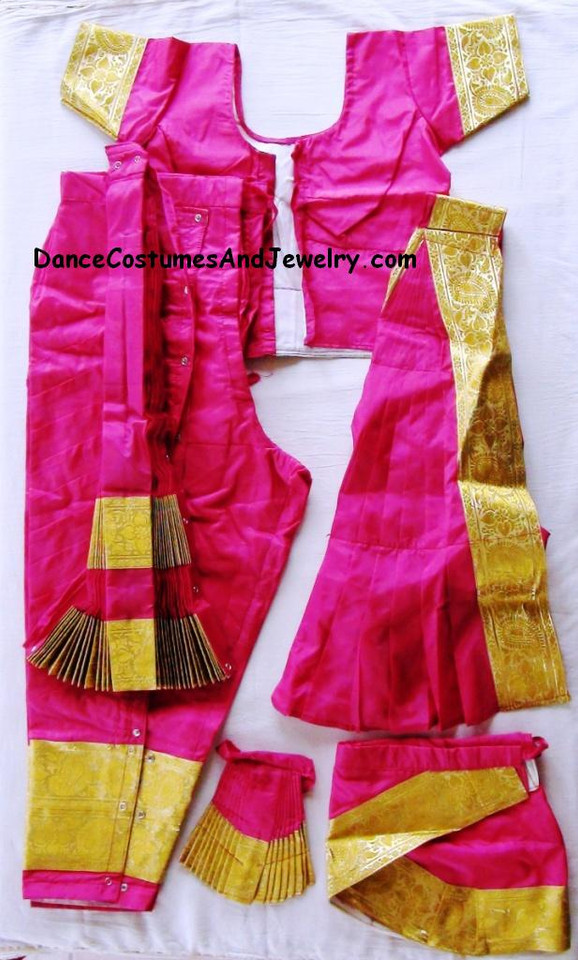 dance costume, Bharatanatyam dance dress, Bharatanatyam dance costume