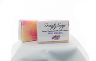 April Violets Olive Oil Soap Bar