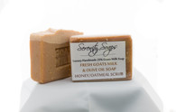 Honey & Oatmeal Scrub Goats Milks Soap Bar
