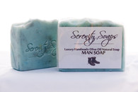 Man Soap Olive Oil Soap Bar
A natural, masculine Olive Oil soap. Still smooth and lathery, this soap will appeal to the ladies (because we all like our men to smell wonderful)
With limited quantities available at the moment, order quickly before this popular soap goes.