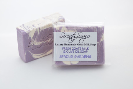 Spring Gardens Goats Milk Soap bar