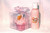 Pink Grapefruit Fragrance Olive Oil Cup Cake with Rose Water Body Lotion.