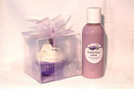Lavender Fragrance Olive Oil Cup Cake and Orchid Body Lotion