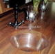 Copper Bar-Prep Sink Round installed