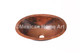 Copper Sink Bathroom Drop-in Under-Mount Oval 16X12X5 in Old Natural Patina picture 2