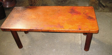 Copper Coffee Table 40x21 with RK Base