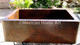 Copper Farmhouse Sink Single Well 33x22x9