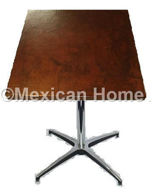 Copper End or Lamp Table Square 24" to 36" Old Natural Patina