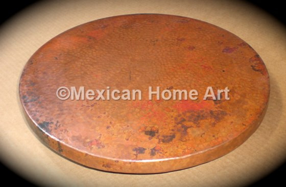 Hammered Copper Lazy Susans (CPO240)