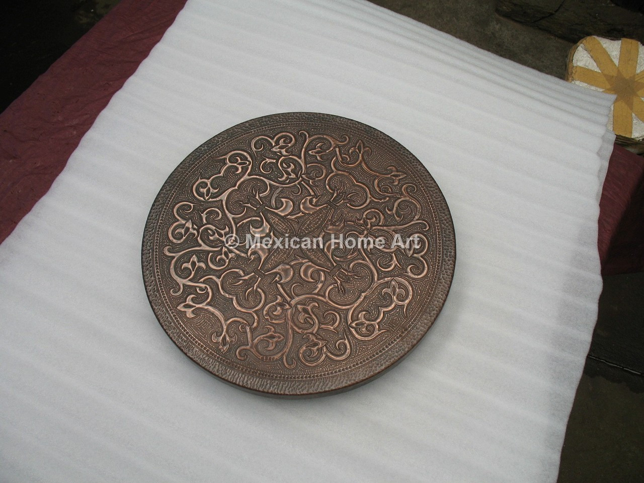 Hammered Copper Lazy Susans (CPO240)