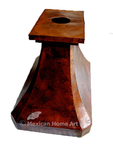72" Island Mount Copper Range Hood - Kitchen Design ...