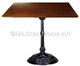 Square Copper Dining Table 24"-30" 'Classic' Somber Patina