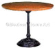 Copper Dining Table 24"-30" 'Classic' Old Natural Patina