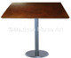 Square Copper Dining Table 24" and Larger 'Cool Look' Somber Patina