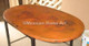 Copper Table Top Oval 42x32 Old Natural Patina