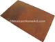 Rectangular  Copper Table Top 60 x 40 inch Old Natural Hammered Waxed