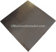 24 x 24 inch Somber Square Hammered Unwaxed Copper Table Top 1
