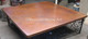 Copper Table Top Square 54X54 Somber Patina Slightly Rounded Corners