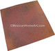54 x 54 inch Old Natural Hammered Unwaxed square copper table top 1