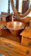 Copper Vessel Sink Round "Cazo" 14x5 somber patina