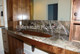 Copper Vanity Trough Sink 40" installed