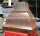 Custom Copper Range Hood for EN somber patina