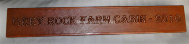 Custom Copper Name Plate for DS