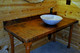 Copper Bathroom Vanity, Old Natural Patina