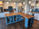L-shaped Kitchen Island