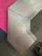 Drink Rail with Copper Grated Covers