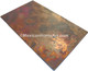 Rectangular  Copper Table Top 48X30 Old Natural smooth waxed