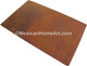 Rectangular  Copper Table Top 24x30 inch Old Natural Hammered Waxed