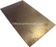 Cafe Unwaxed hammered rectangular copper table top 24x30 inch