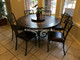 Custom Table Top with "Celaya" Base and Chairs for GH