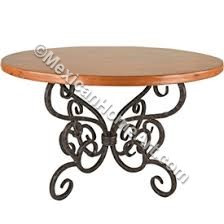 Copper Dining Table 48" "Celaya"