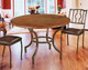 The "Tarimbaro" Copper Dining Table and Chair