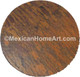 48 inch New Natural Hammered Waxed Round Copper Table Top 1