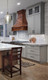 The Tucson Custom Copper Range Hood, Side View