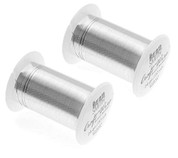 Craft Wire Silver Plated Tarnish Resistant 24 Gauge 30 Yard, 2 Pack
