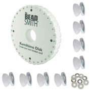 Kumihimo Weaving Disk Plus 8 Weighted Bobbins.  