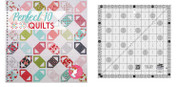  Perfect 10 Quilts Bundle- Creative Grids Perfect 10 Ruler and Perfect 10 Quilts Pattern Book