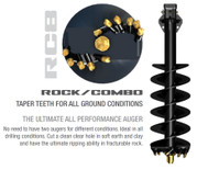 New Digga RC8 Earth and Rock Auger 150-1500mm Diameter