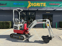 Used Takeuchi TB210R Canopy 1.2t Mini Excavator 1817 hours