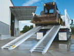 Skid Steer Unloading with Sureweld Loading Ramps for sale at Digrite