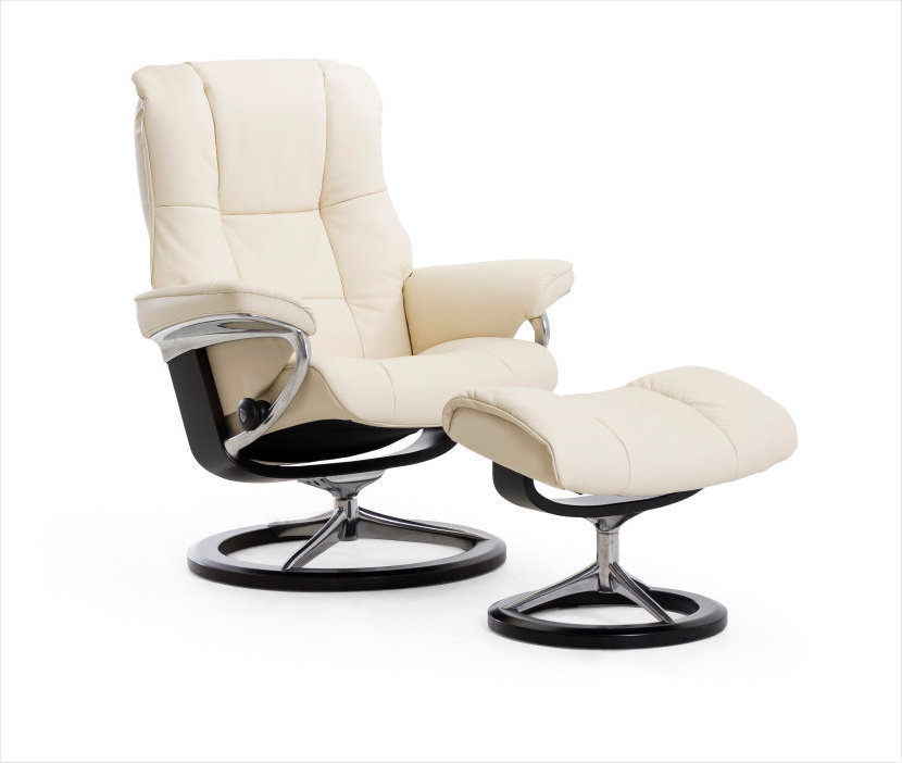 Signature Series Stressless Mayfair Recliner in Paloma Vanilla Leather. sc 1 st Unwind.com : stressless leather recliners - islam-shia.org