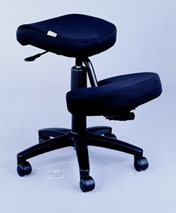 jobri kneeling chair featuring tempur pressure relieving material