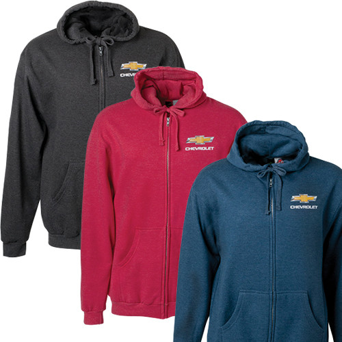 chevrolet zip up hoodie