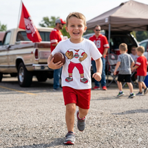 Ohio State Buckeyes Officially Licensed Heads Up! Football Player Infant/Toddler T-Shirt